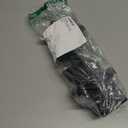 WYTAOHZL 6PCS Christmas Stocking Holders Metal Hangers Mantle Hangers Hooks Stocking Holder for Holiday Xmas Fireplace Stair Indoor Decor Black