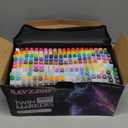 200 Colors Alcohol Markers, Alcohol Markers Set for Adults, Artists in Coloring, Sketching & Drawing (Fine & Broad)