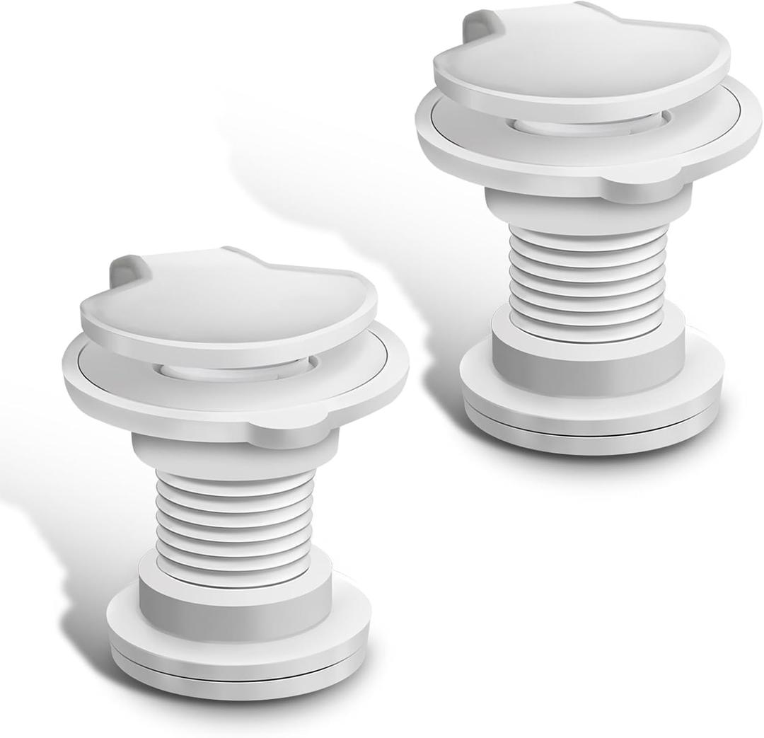Cooler Drain Plug Replacement for Coleman, 1.5" Standard Drain Plug Kit Assembly, Drain Plug Replacement Parts for Coleman Xtreme Cooler 50 qt, 58 qt, 82 qt Leak-Proof, Cooler Accessories, 2 Pack