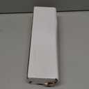 White Striped Couch Pillow Cases: 2 Pack 18x18 Inch Original Velvet Square Throw Pillow Covers for Farmhouse Home Decor