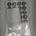 JollyFayre His Favorite (Black) & Her Favorite (White) Stickers 50 + 50 with 100 Clear Bags  Wedding Favors, Welcome Bags Stuffers