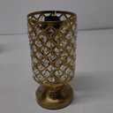 Hong-in Gold Lamps for Night Stands-Crystal Table Lamp with USB-C+A & AC Charging Ports, 3-Way Dimmable Nightstand Touch Lamp, Bedside Desk lamp for Bedroom Living Room Home Office