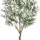 Artificial Olive Tree Indoor 6FT, Tall Faux Olive Tree with White Planter
Realistic Artificial Olive Tree Indoor with Natural Trunk, Lifelike Fruits, Sturdy Base for Modern Home Office Living Room