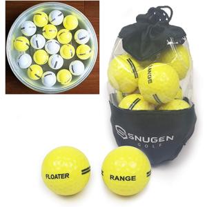 (TM Floater Golf Ball, Practice Floating Ball (12 Pack, Yellow)