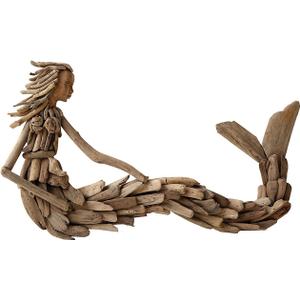 Creative Co-Op Driftwood Mermaid Wall Dcor
