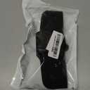 Car Sunglasses Case with Magnetic Universal Sun Visor Sunglasses Holder for Car Suede Black 20.5x7.5cm 1 Pcs