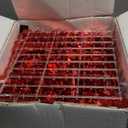 COKAOBE Red Shimmer Wall Backdrop, 24 Panels Square Sequin Shimmer Backdrop, Photo Backdrops for Birthday, Anniversary, Wedding, Graduation & Bachelorette Party Decoration