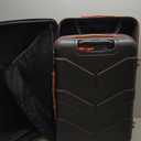 Luggage Sets 3 Piece with Spinner Wheel, Hardside Suitcase Set with TSA Lock, Expandable Lightweight Travel Luggage for Men and Women, Black (20in/24in/28in)