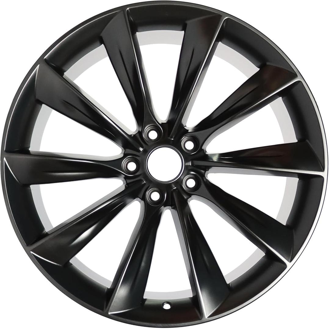 New 20 x 9.5 Inch 20 Premium Aluminum Alloy Replacement Wheel Rims Fit for Tesla Model Y 2020 2021 2022 2023 2024 Rim, Black Rims