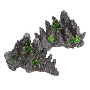 Aquarium Decorations Resin Stone Rockery Fish Tank Simulation Micro Landscaping Ornaments