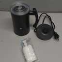 Electric Milk Frother, 4 in 1 Milk Steamer,11.8oz/350ml Automatic Warm and Cold Foam Maker for Coffee,Latte, Cappuccino, Macchiato, Hot Chocolate (Matte Black)