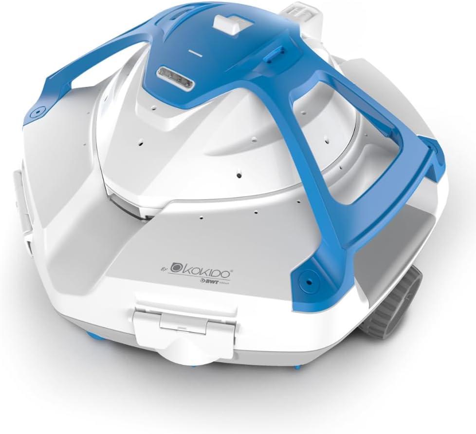 KOKIDO XTROJET Cordless Robotic Pool Cleaner, Industry Leading 16GPM Suction Pool Vacuum, Oversized Debris Inlet, Smart Sensor, Auto Parking, Easy-Clean, for Above-Ground and Flat Pools up to 850 sq.ft. KOKIDO XTROJET Cordless Robotic Pool Cleaner, Industry Leading 16GPM Suction Pool Vacuum, Oversized Debris Inlet, Smart Sensor, Auto Parking, Easy-Clean, for Above-Ground and Flat Pools up to 850 sq.ft.