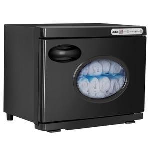 ROMECH 23L Hot Towel Warmer Cabinet, Professional Towel Heater with LED Temperature Display Setting, Extra Large Capacity Towel Warmers for Spa Massage Salon Home (Black, 23L)