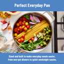Misen Stainless Steel Pan - Versatile Everyday Pan - Even Heating, Dishwasher-Safe, Oven-Safe, Works on All Stovetops