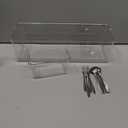 Condiment Tray with Stainless Steel 5 Spoons, 5 Forks and 1 Clip, Chilled Condiment Server, Condiment Server, Bar Garnish Holder on Ice, Bar Accessories Fruit and Salad with Removable Trays and Lid