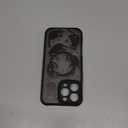 Cute Magnetic Case for iPhone 16 Pro Max Case [ Compatible with MagSafe ] with Black Cat Cats Pattern Design for Women Girls Boys, Soft Bumper Hard Back Kawaii Animal Protective Phone Cover