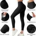 High Waisted Lounge Leggings 25"-No Front Seam Tummy Control Buttery Soft Yoga Pants Workout Leggings for Women (Red, XXL)