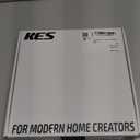 KES Bathroom Toilet Paper Holder Stand Modern Tissue Roll Holder SUS304 Stainless Steel Rustproof Freestanding 20.2" H, Matte Black BPH283S1-BK