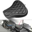 Motorcycle Front Driver Rider Solo Seat For Harley Sportster 883 1200 72 48 1983-2003 Diamond Black