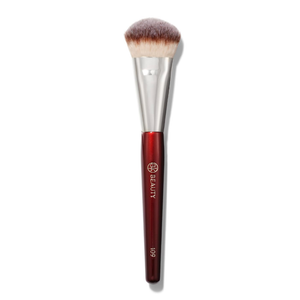 BK BEAUTY BRUSHES  109 MINI CONTOURED FOUNDATION  Face Brush for Liquid or Cream Foundations  Bronzer, Blush & Highlighter Makeup Brush