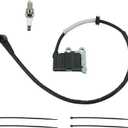 502846401 Ignition Coil Compatible with Husqvarna Backpack Blower 150BF 350BF 150BT 350BT EBZ5100 EBZ5150 BB2250 Replaces Part Number 502846401 511492901 Ikeda-D RML DO-2