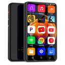 Portable 144GB MP3 Player with Bluetooth and WiFi, 4" Full-Color Touch Screen MP3 Music Player with Spotify, YouTube, Pandora, Amazon Music, Libby, Android Mainstream Media MP4 Player for Kids, Black