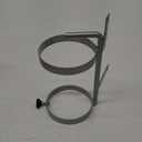 Oxygen Tank Holder for Wheelchair, Medical Oxygen Tank Bracket Holds 1 D/E Cylinder, Lightweight Design, Powder-Coated Finish, Universal Fit w/Mounting U-Bolts, Wheelchair Oxygen Tank Holder