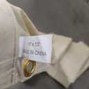 DIY Outdoor Canvas Tarp Protective Cover Kit, Color  Beige, For Garden, Not Stretchable Etc. 10'x13'