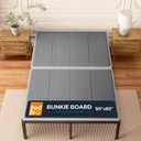 Bunkie Board Queen 10mm (60" x 80") Gray Under Mattress Support, Anti-Sag & Noise-Free, Platform & Slatted Beds. Breathable Low Profile Bed Board for Metal Frame