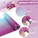 Breling Purple and Blue Non Woven Fabric Bulletin Board Rolls, 24inchx60ft, 24" x 3.9"