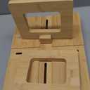 4 in 1 Bamboo Couch Arm Tray, 360 Rotated Adjustable Sofa Armrest Tray Table with Storage for Couches, Snacks & Drinks, Couch Armrest Table with Armchair Caddy Organizer for Living Room