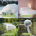 Plant Covers Freeze Protection, 10x33FT Reusable Thickened Winter Floating Row Covers, Frost Cloth Blanket Shade Cloth Garden Fabric Plant Cover for Raised Beds Vegetables Insect Winter Frost