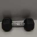 Balelinko Home Gym Equipment Workouts Strength Training Weight Loss Pilates Weights Yoga Sets Weights for Women, Men, Seniors and Youth (Black Hex) 25Lbs