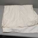 Pleated Bed Skirt Twin Size - 3 Sided Pleated Bed Skirt Twin - Ultra-Soft, Easy Fit with 15 Inch Tailored Drop - Hotel Quality, Wrinkle Free & Fade Resistant - For Women, Men, Kids & Teens - Off White