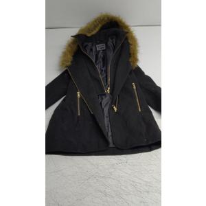 Rothschild Twill Parka Jacket with Faux Fur Collar,Warm Winter Coat for Kids 12
