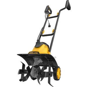 14 Inch Electric Tiller Corded, 12 Amp Tiller for Gardening, Garden Rototiller for Soil Digging with Adjustable Wheels