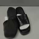 Oiamenne Platform Sandals Women Comfortable Open Toe Wedge Sandals Slip On Platform Slides for Women Padded Summer Casual Beach Shoes Size 8.5