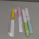 HAUSHOF Steak Knives Set of 4, Serrated Steak Knives, Premium Stainless Steel Steak Knife Set with Gift Box, Assorted Color