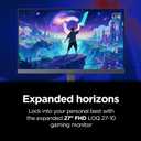 Lenovo Legion LOQ 27-10 Gaming Monitor, 27" FHD, Flat IPS, 200Hz, 0.5ms MPRT, AMD FreeSync Premium, HDR10, Tilt Stand, 2X HDMI 2.1 and DP 1.4, Raven Black