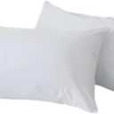 QUBA LINEN 12 x 20 Throw Pillow Insert - Pack of 2 White, Down Alternative Pillow Inserts for Decorative Pillow Covers, Throw Pillows for Bed, Couch Pillows for Living Room (12x20 Inch (Pack of 2))