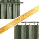 NICETOWN Super Soft Velvet Curtains 63 inches, Sound Reducing Cold Heat Insulated Heavy Matt Room Darkening Drape Panels for Living Room (Sage Green, 2 Panels)