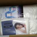 WELLCO Extra Firm Pillow Queen Size 28 x 18 inch, Bed Pillow with Adjustable Insert and 1 Cooling Pillowcase, Not Only Provides Stronger Support But Aslo Comfortable