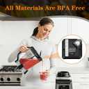 BL660 BL770 Pitcher Replacement Locking Lid for Ninja,72 OZ Blenders Replacement Parts,Locking Lid Replacement Top Cover New Square Compatible with BL770AMZ BL740 BL772Q BL773CC0 BL665Q