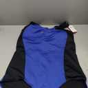 BALEAF Women's Conservative Athletic Racerback Splice One Piece Training Swimsuit Swimwear Bathing Suit Navy Blue/Black 42 XX-Large