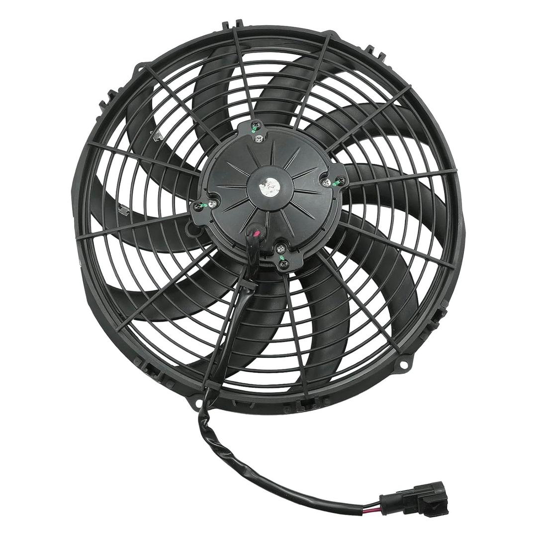12 Volt 12 Inch 1451 CFM Puller Fan Condenser Fan Replacement for 781560 78-1560 Fit for Thermo King Tripac & Evolution APU 12 Volt 12 Inch 1451 CFM Puller Fan Condenser Fan Replacement for 781560 78-1560 Fit for Thermo King Tripac & Evolution APU