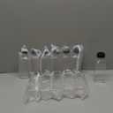 Plastic Juice Bottles with Caps 12Pcs -12oz Reusable Juice Containers with Tamper Proof Lids Black - Clear Bottles for Juicing Milk Smoothie Drinking and Other Beverages Christmas Gifts