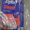 Ziploc Gallon Food Storage Bags, Stand-Up Bottom, Easy to Fill, 81 Count