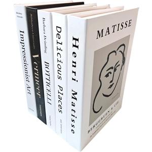 Faux Books for Decoration 5PCS Decorative Books Aesthetic Modern Organic Home Minimalistic Shelf Desk Decor Stack Fake Book Display Coffee Table Decoracin Living Room Interiors Design Decorations