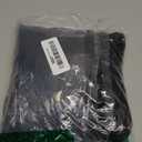 BORIFLORS Women's Sexy Ruched Bodycon Midi Dresses Elegant Mesh Long Sleeve Square Neck Ruffle Hem Cocktail Party Dress, Large, Black