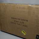 Cat Litter Box Enclosure, Hidden Litter Box Furniture Washroom Storage Cabinet, Modern Cat House with Scratche Pad (Black)